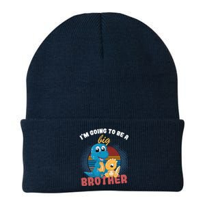 IM Going To Be A Big Brother 2024 Dinosaur Knit Cap Winter Beanie