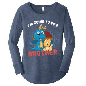 IM Going To Be A Big Brother 2024 Dinosaur Women's Perfect Tri Tunic Long Sleeve Shirt