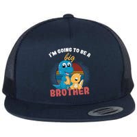 IM Going To Be A Big Brother 2024 Dinosaur Flat Bill Trucker Hat