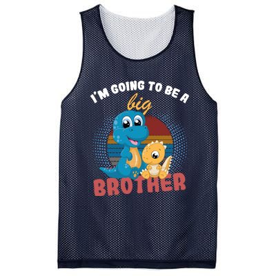 IM Going To Be A Big Brother 2024 Dinosaur Mesh Reversible Basketball Jersey Tank