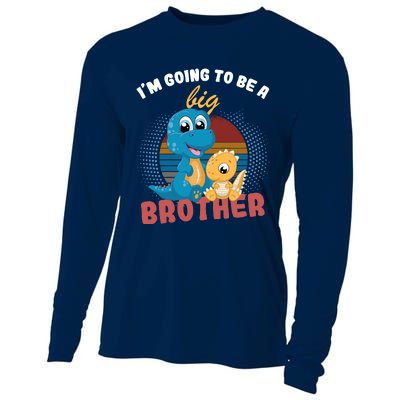 IM Going To Be A Big Brother 2024 Dinosaur Cooling Performance Long Sleeve Crew