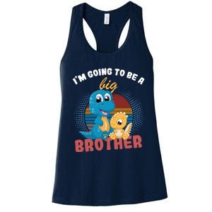 IM Going To Be A Big Brother 2024 Dinosaur Women's Racerback Tank