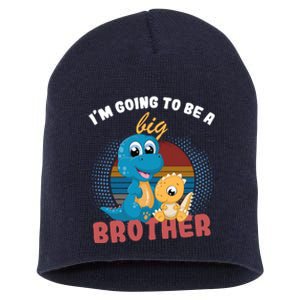 IM Going To Be A Big Brother 2024 Dinosaur Short Acrylic Beanie