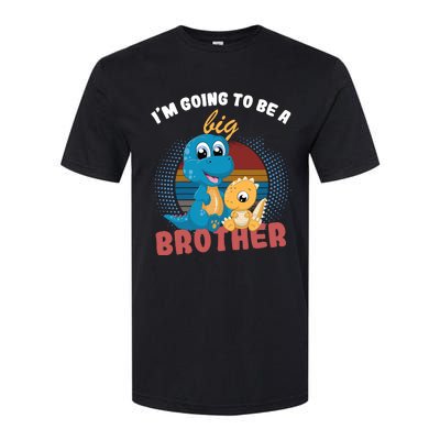 IM Going To Be A Big Brother 2024 Dinosaur Softstyle CVC T-Shirt