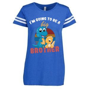 IM Going To Be A Big Brother 2024 Dinosaur Enza Ladies Jersey Football T-Shirt