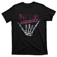 I Get This Party Started Skeleton Color T-Shirt