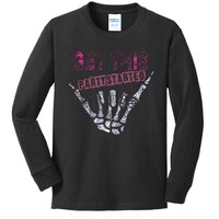 I Get This Party Started Skeleton Color Kids Long Sleeve Shirt