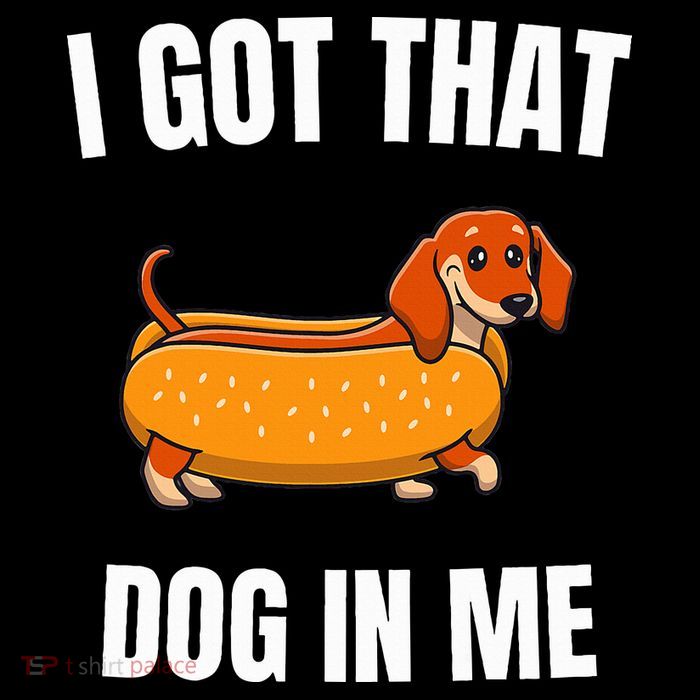 I Got That Dog In Me funny meme hot dogs combo Dachshund  Women's V-Neck T-Shirt