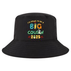 IM Going To Be A Big Cousin 2025 Cute Dinosaur Brother Gift Cool Comfort Performance Bucket Hat