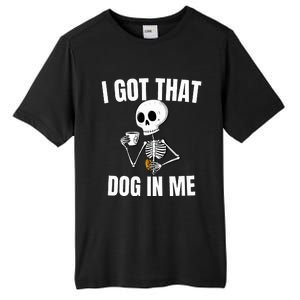 I Got That Dog In Me funny meme hot dogs combo Skeleton  Tall Fusion ChromaSoft Performance T-Shirt