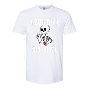 I Got That Dog In Me funny meme hot dogs combo Skeleton  Softstyle CVC T-Shirt