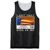 I Got That Dog In Me Funny Hot Dogs Combo   Mesh Reversible Basketball Jersey Tank