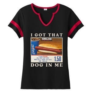 I Got That Dog In Me Ladies Halftime Notch Neck Tee