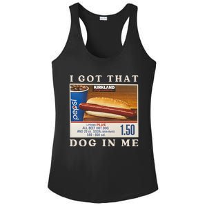 I Got That Dog In Me Ladies PosiCharge Competitor Racerback Tank