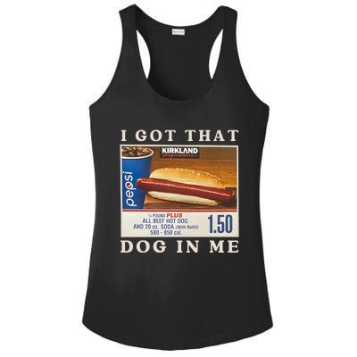 I Got That Dog In Me Ladies PosiCharge Competitor Racerback Tank