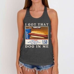 I Got That Dog In Me Women's Knotted Racerback Tank