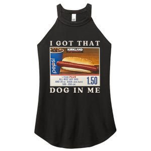 I Got That Dog In Me Women's Perfect Tri Rocker Tank