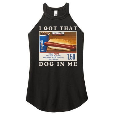 I Got That Dog In Me Women’s Perfect Tri Rocker Tank