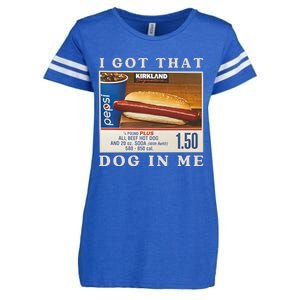 I Got That Dog In Me Enza Ladies Jersey Football T-Shirt