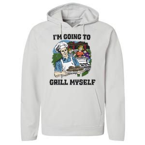 Im Going To Grill Myself Performance Fleece Hoodie