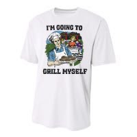 Im Going To Grill Myself Performance Sprint T-Shirt