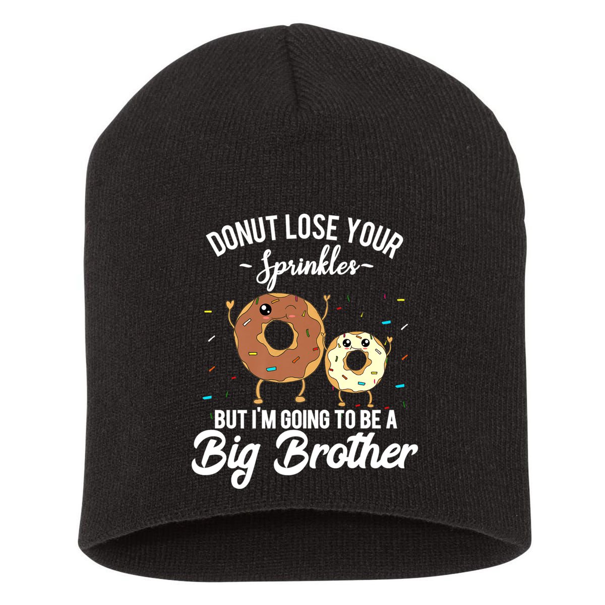 I'm Going To Be A Big Brother Pregnancy Announcement Quote Short Acrylic Beanie