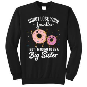 Im Going To Be A Big Sister Baby Announcement Donut Reveal Sweatshirt