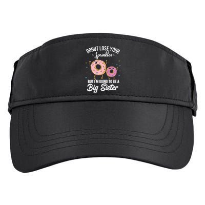 Im Going To Be A Big Sister Baby Announcement Donut Reveal Adult Drive Performance Visor