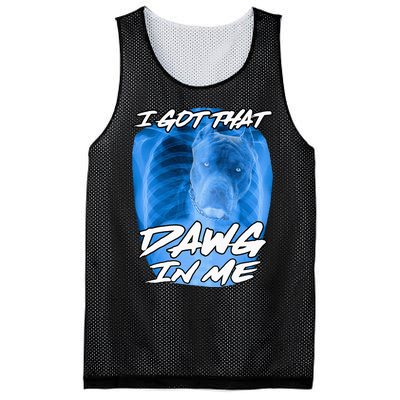 I Got That Dawg In Me Xray Pitbull Ironic Meme Viral Mesh Reversible Basketball Jersey Tank