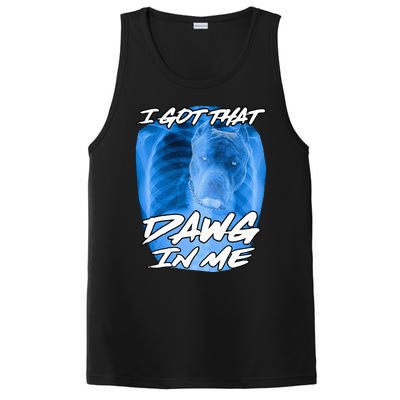 I Got That Dawg In Me Xray Pitbull Ironic Meme Viral PosiCharge Competitor Tank