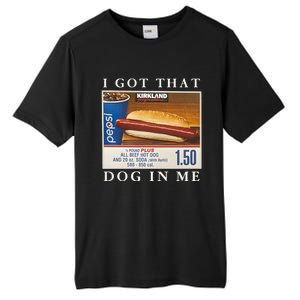 I Got That Hot Dog In Me Funny 4th of july Tall Fusion ChromaSoft Performance T-Shirt