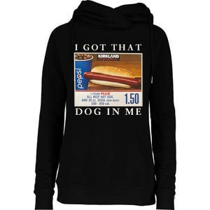 I Got That Hot Dog In Me Funny 4th of july Womens Funnel Neck Pullover Hood