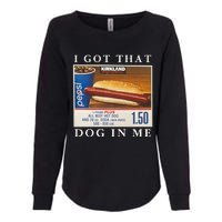 I Got That Hot Dog In Me Funny 4th of july Womens California Wash Sweatshirt