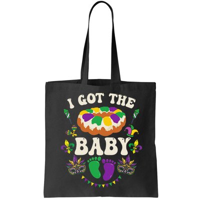 I Got The Baby Pregnancy Announcet Funny Mardi Gras Bag