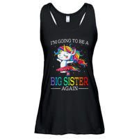 I'm Going To Be A Big Sister Again Unicorn Ladies Essential Flowy Tank