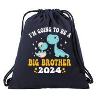 IM Going To Be A Big Brother 2024 Announcement Dinosaur Drawstring Bag