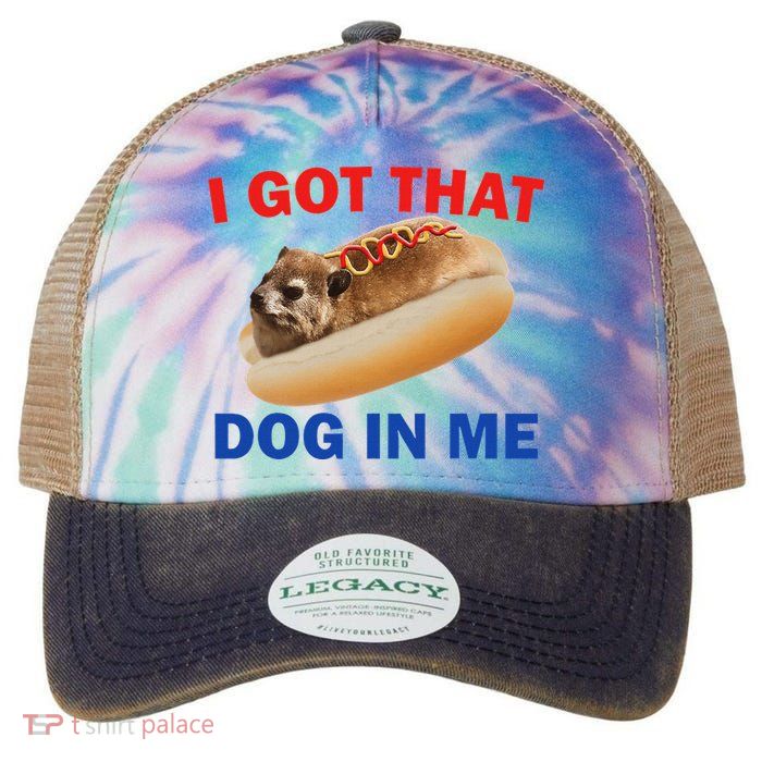 I Got That Dog In Me Hyrax Dank Legacy Tie Dye Trucker Hat