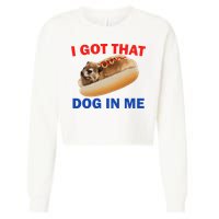 I Got That Dog In Me Hyrax Dank Cropped Pullover Crew