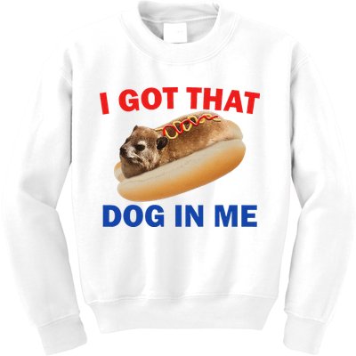 I Got That Dog In Me Hyrax Dank Kids Sweatshirt