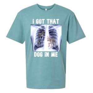 I Got That Dog In Me Xray Meme Sueded Cloud Jersey T-Shirt