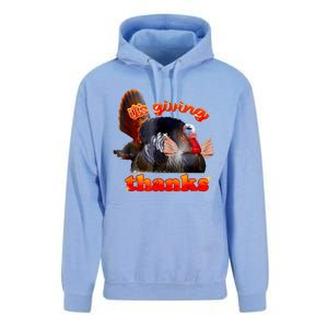 It’S Giving Thanks Turkey Thanksgiving Unisex Surf Hoodie