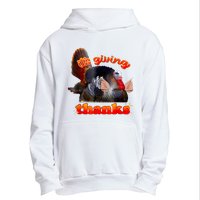 It’S Giving Thanks Turkey Thanksgiving Urban Pullover Hoodie