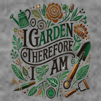 I Garden Therefore I Am Tall Hoodie