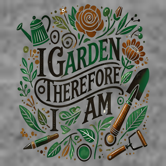 I Garden Therefore I Am Tall Hoodie
