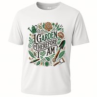 I Garden Therefore I Am Cooling Performance Crew T-Shirt