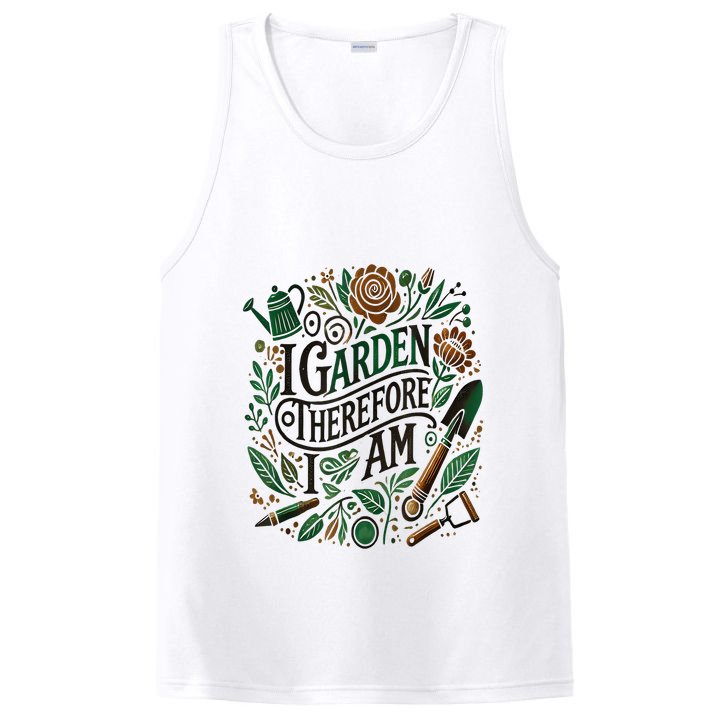 I Garden Therefore I Am PosiCharge Competitor Tank