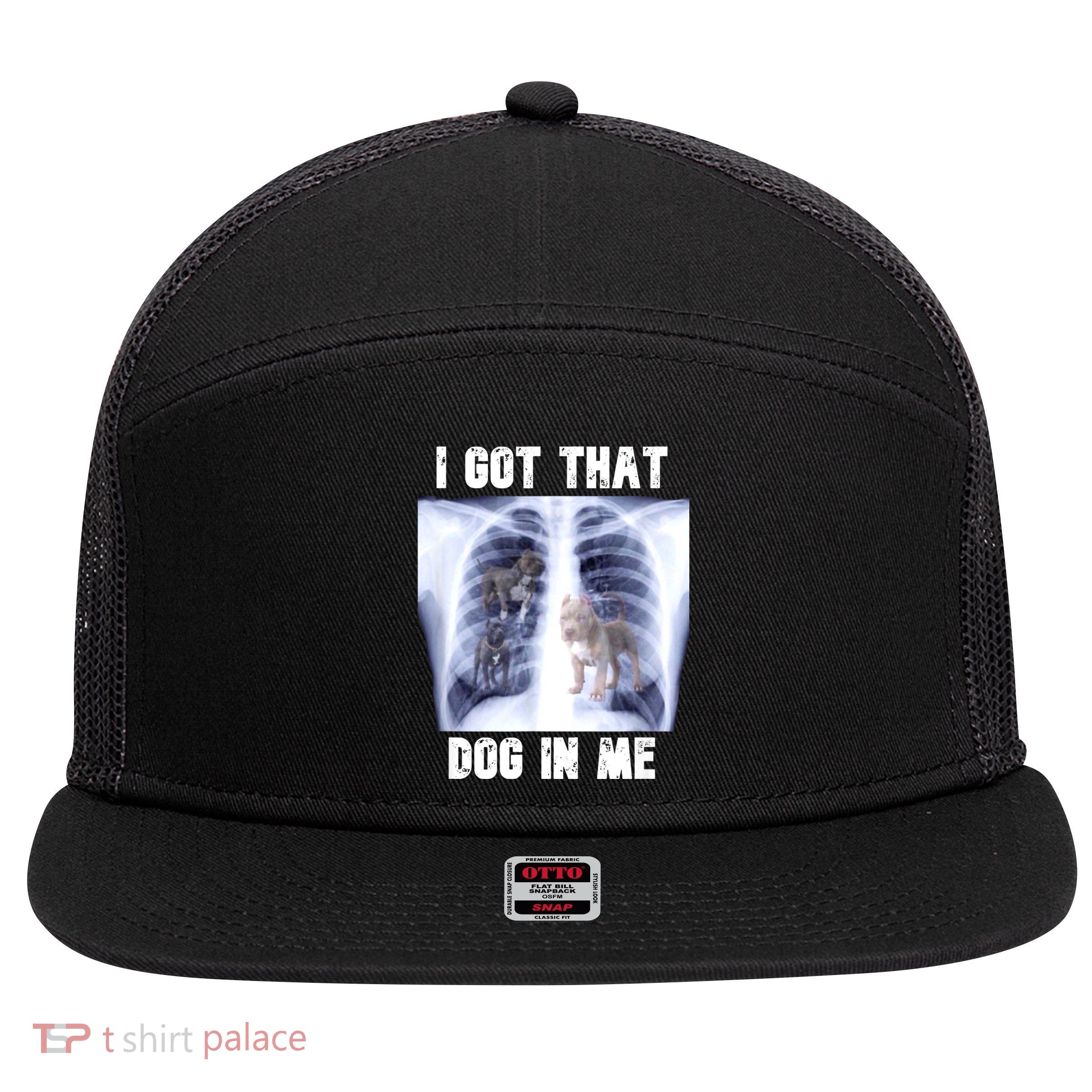 I Got That Dog In Me Xray Meme 7 Panel Mesh Trucker Snapback Hat