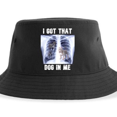 I Got That Dog In Me Xray Meme Sustainable Bucket Hat