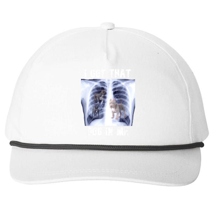 I Got That Dog In Me Xray Meme Snapback Five-Panel Rope Hat