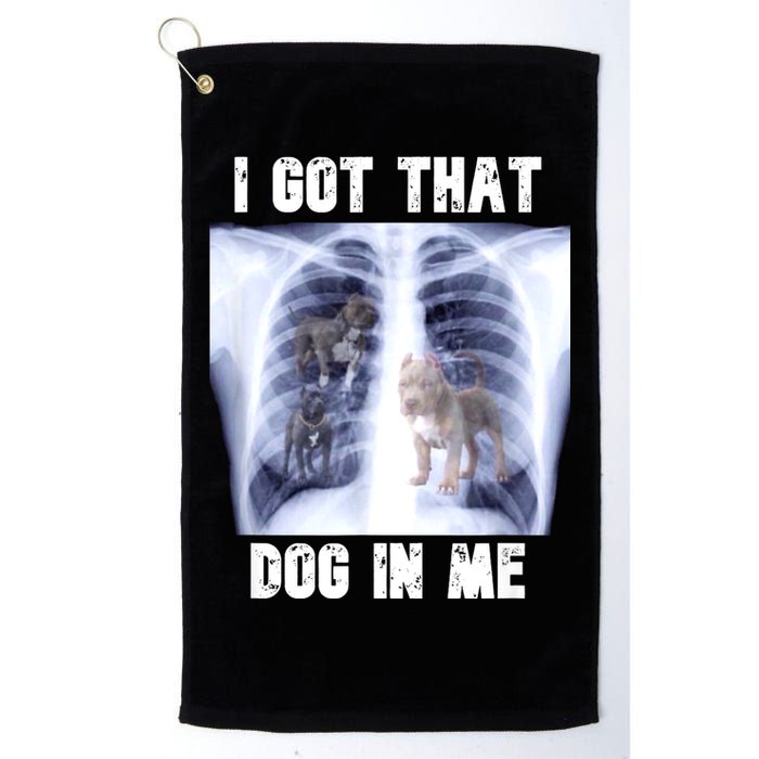 I Got That Dog In Me Xray Meme Golf Towel